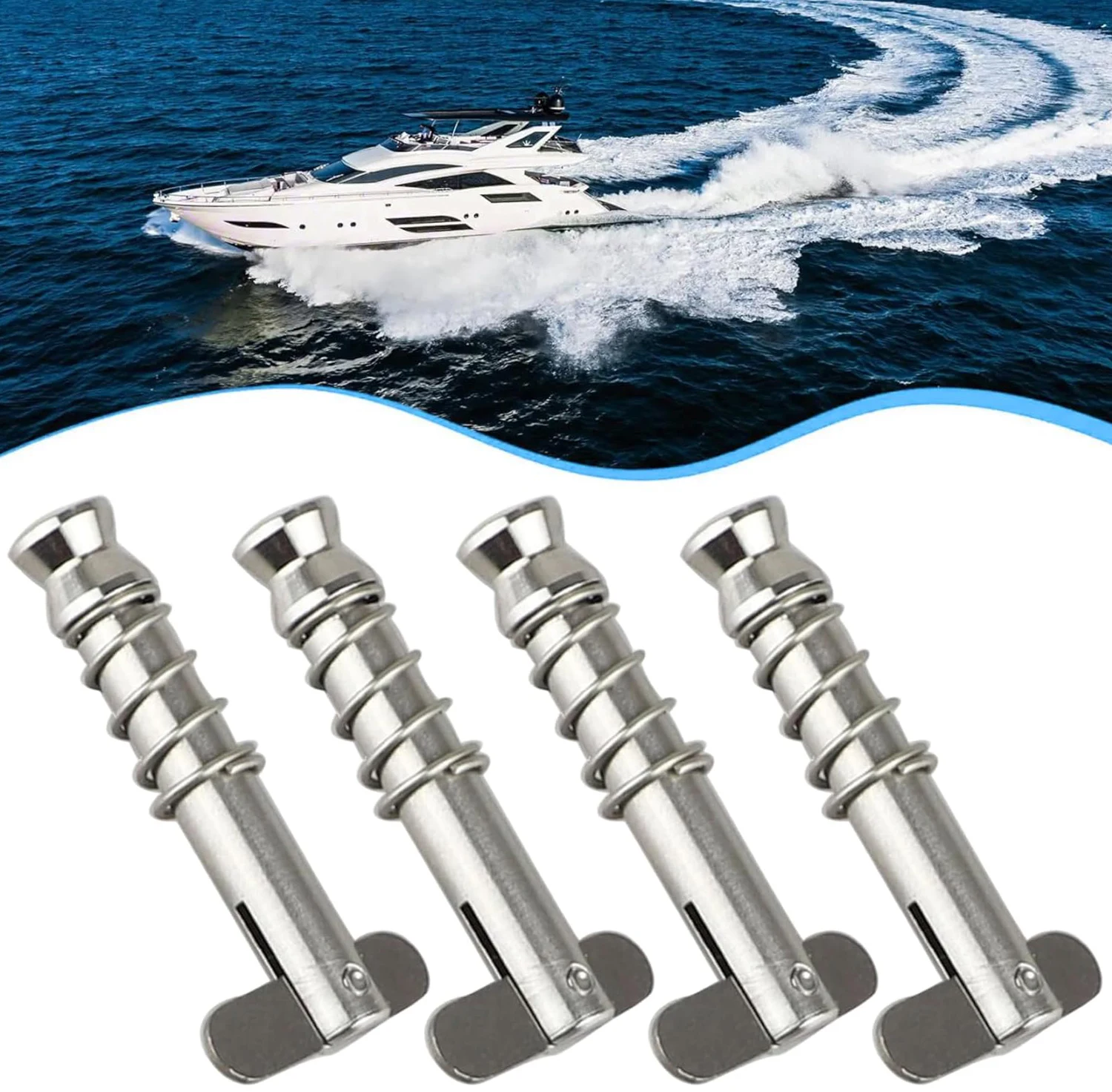 316 Stainless Steel Quick Release Pin with Pull Ring for Durable and Quick Installation in General Industry