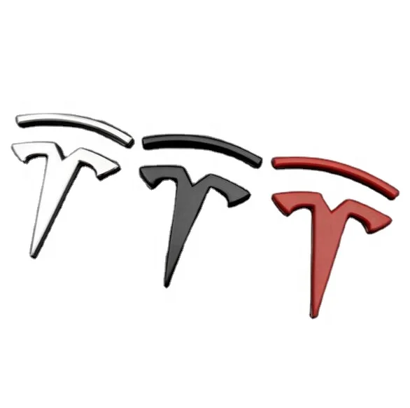 ZENIX Tesla Model 3 Dual Motor Performance Badge 3D Metal Car Rear Trunk Emblem Sticker Badge Decals Compatible Decorative Accessories one Piece