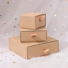 Custom Jewelry Manufacturer China Printed Custom Subscription Gold Foil Logo Drawer Jewelry Box Manufacturer