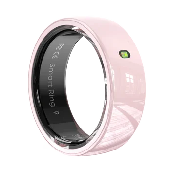 Waterproof stainless steel fashionable smart rings with app for health care SpO2 NFC heart rate HRV monitoring sleep tracking