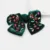 Bling Velvet Butterfly Big Geometric Hair Bows Clip Glitter Hair Clips Acrylic Beads Rhinestone Crystal Hair Bow