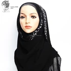Viscose Viscose Factory Hot Sale Multicolor Soft Custom Hijabfor Women Knitted Viscose Islam Muslim Jersey Scarf