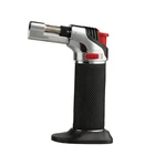 Torch Butane GF-822 Multi Function Portable Black Gas Welding Blow Torch Butane Flame Lighter Logo