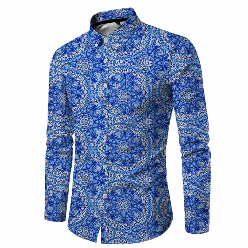 Long Sleeve Printing Party Wear 