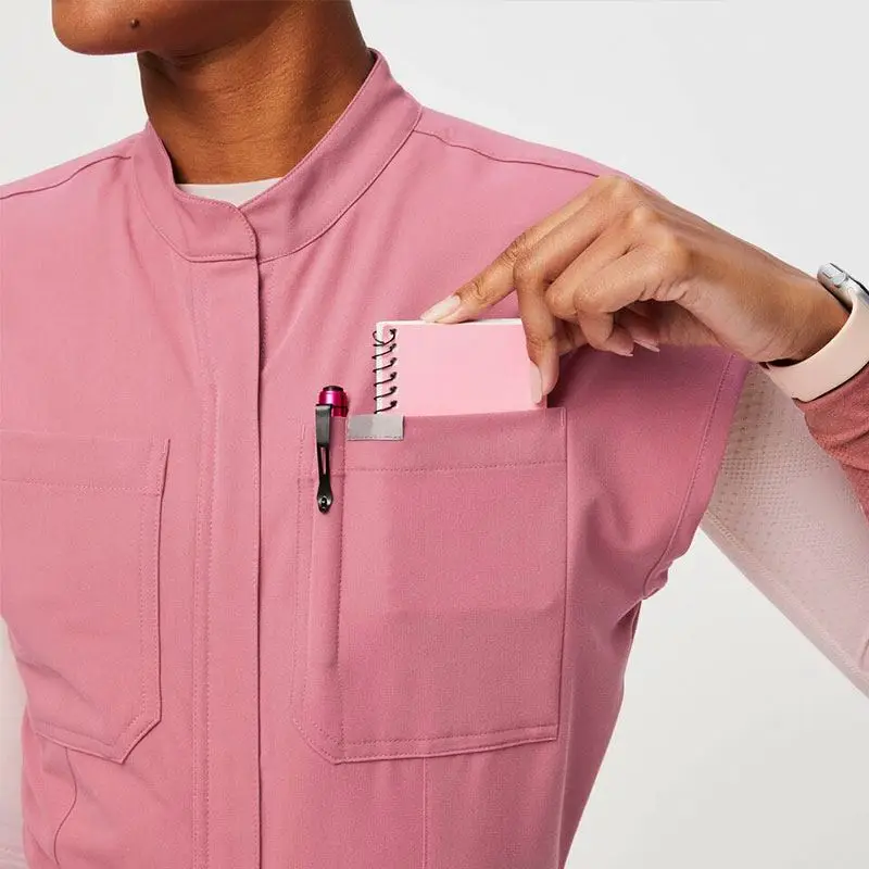 ECBC  Fashionable Designs New Style Cargo Jumpsuit Scrubs Uniforms Sets Medical Suit Hospital Nurse Doctor Uniform