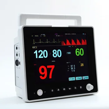 Veterinary Equipment: PPM-T10V 10.4inch Professional Blood Pressure Veterinary Anesthesia Monitor for animal use