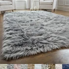 Fur Faux Sheepskin Fur Rug Solid Color Sheepskin Hairy Carpet Shag Carpet Faux Fur Sheepskin Area Rug