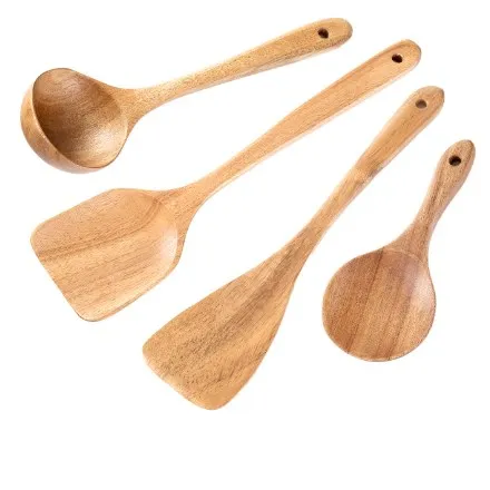 Wholesale Wood Kitchen Accessories spatulas Utensils Cooking Tools Wooden Kitchen Cooking Utensils Sets Wood Kitchen Utensil