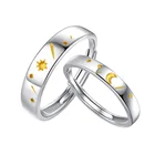 Ring Ring Silver Popular Handmade Factory Price Pure 925 Silver Moon Ring