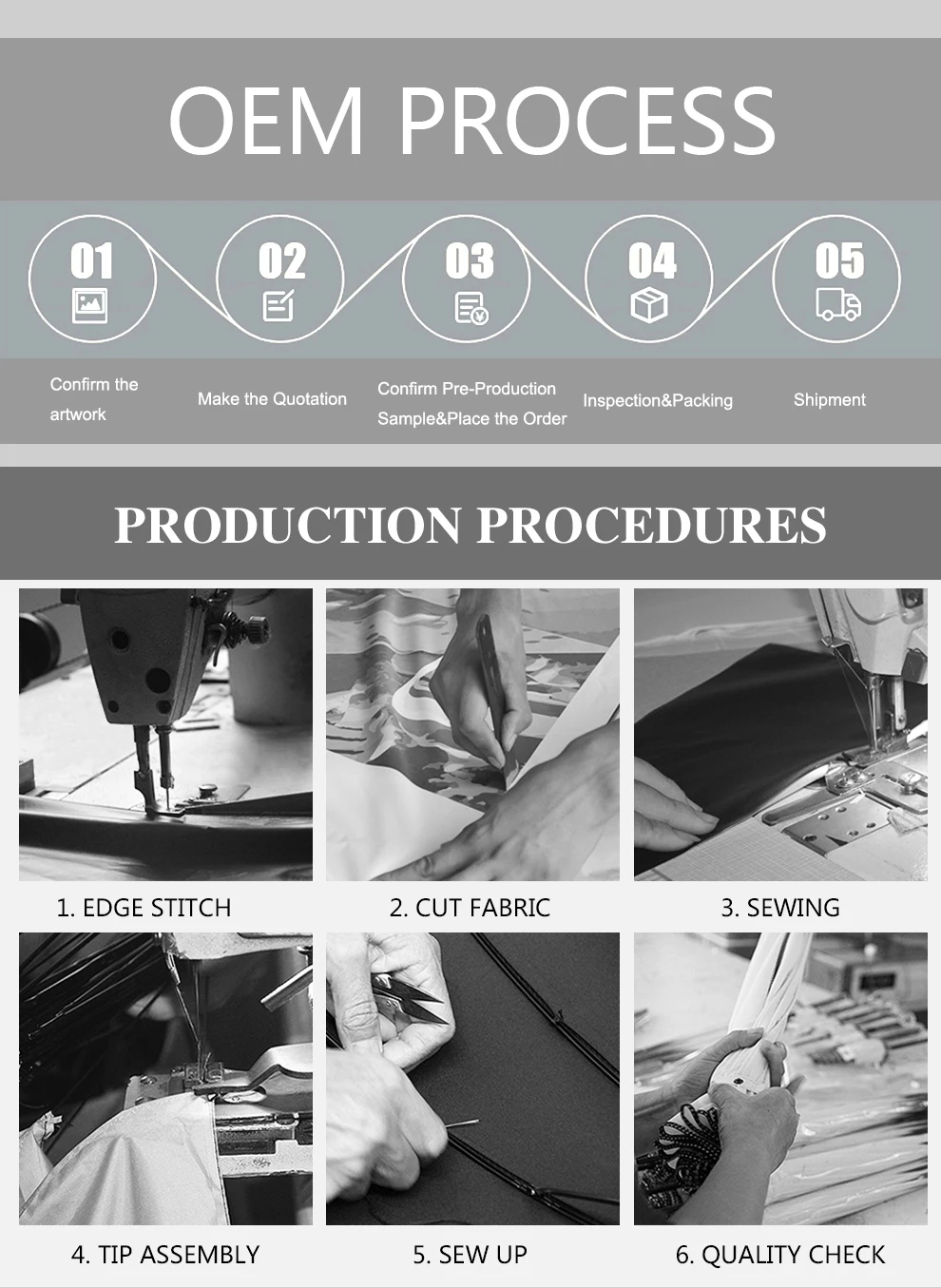 OEM PROCESS UMBRELLAS