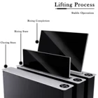 Hidden Ultra-thin LCD Monitor Lift All-in-one Motorized Monitor Lift Touch Screen In Desktop Conference System