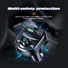 Car Kit 1626-1 Car Fm Transmitter Dual USB Port Charger Hands Free Kit BT Radio Adapter LED Mp3 Car Player Fm Transmitter