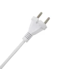 Electric Copper Plug Cord PVC Electric EU Standard Ac Plug Cord Pure Copper EU Standard Two-core Power Cord