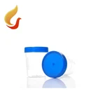 Lab Urine Container Specimen PP Lab Urine Stool Sample Specimen Container Cup With Cover 120ml