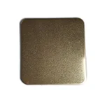 Decorative Sheet Widely Used 304 Bead Blast Color Champaign Gold Stainless Steel Metal Sheet Interior Decoration