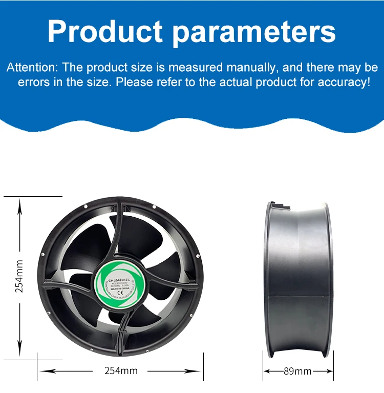External Rotor Motor, Axial, 110-220V, ABS - detail 4