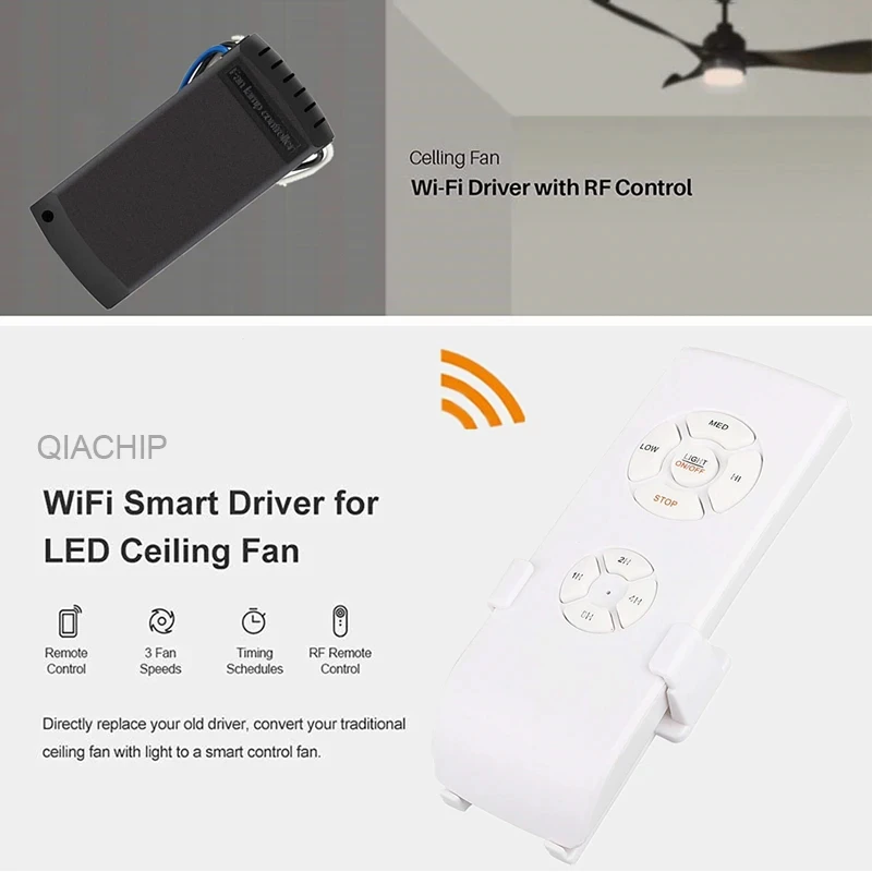 Ceiling Fan, QIACHIP, FLC06-110V or 220V - detail 14