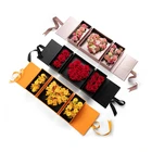 Gift Paper Gift Box I Love You Luxury Ribbon Door Closure Paper Gift Sweet Rose Flower Box