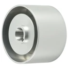 Color Wheel Cheap Factory Custom Natural Color Anodization 12holes CNC Machining Drilling Aluminum Wheel