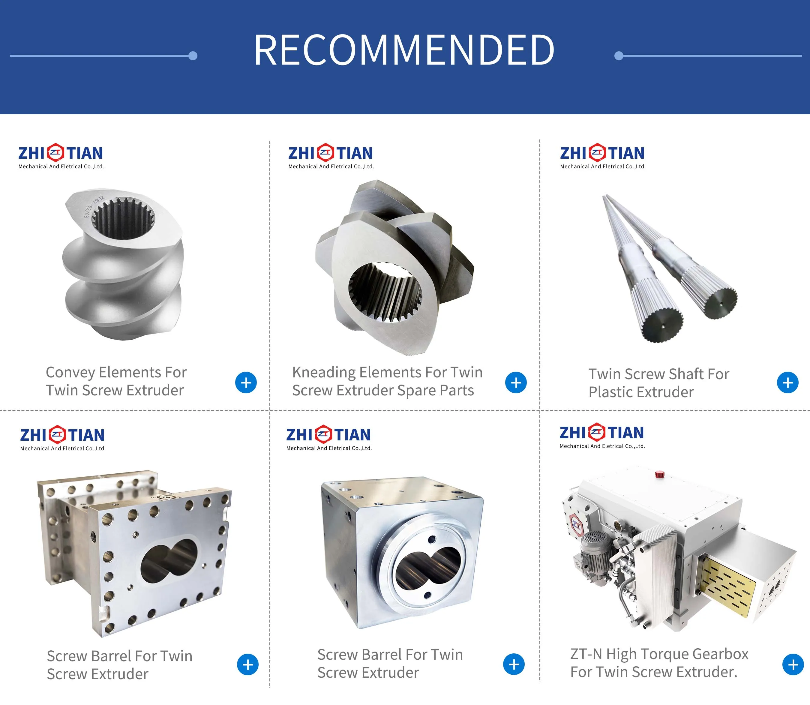 High Precision ISO9001 Certified Extruder Barrel with 38CrMoAl Material and ZT615 Nickel-Based Alloy for Twin Screw Extrusion