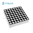 Led 1.5 Inch 8x8 3mm Dot Matrix Led Display Common Cathode Anode High Brightness Red Yellow Green Blue White Color