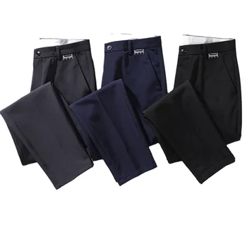 High Quality Men Formal Trousers For Business Work Office Trendy Custom Dress Pants Slim Suit Pants