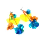 Earrings Earrings Fashion Trendy Colorful Flower Earrings Flower Sequin Earrings