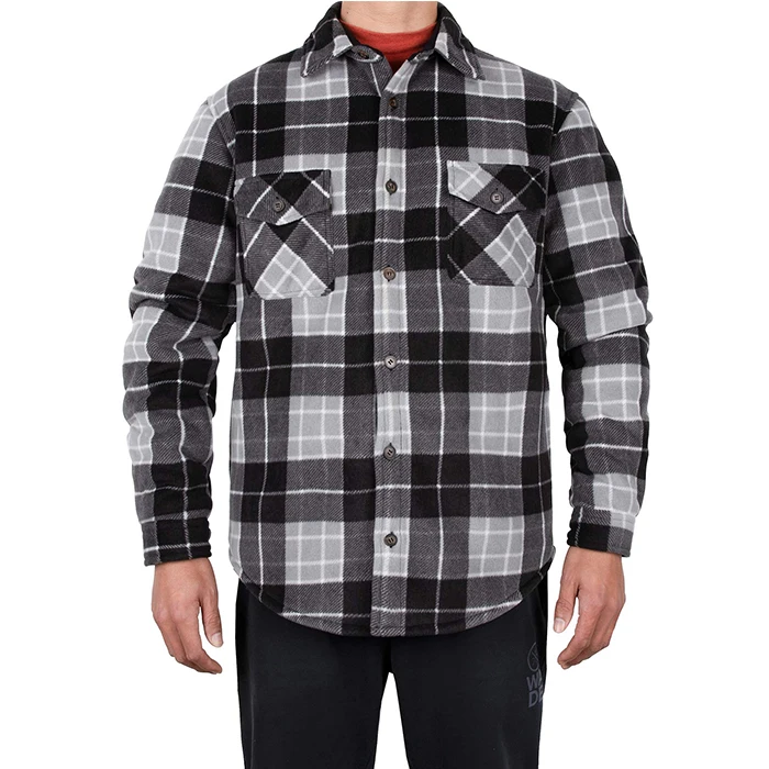 Men Hoodie Jacket Custom Lapel Bilateral Chest Pockets Curved Hem