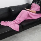 Women's Women Women's Winter Sweater Blanket Long Mermaid Keep Warm Knitted Blanket Sweater For Women