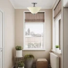 2lights UL ETL Approval 15w 2lights 13inch Alabaster Glass Shade Ceiling Mount Lamp For Home