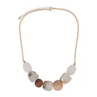 Stone Necklace Natural Raw Stone Necklace Irregular Pendant Necklace For Women