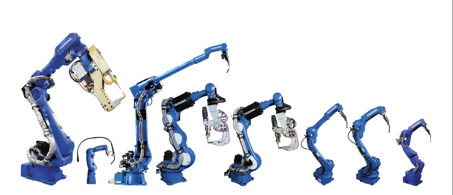 6 Axis Robot Arm Yaskawa Robot With Welding Machine And Mig Welding ...