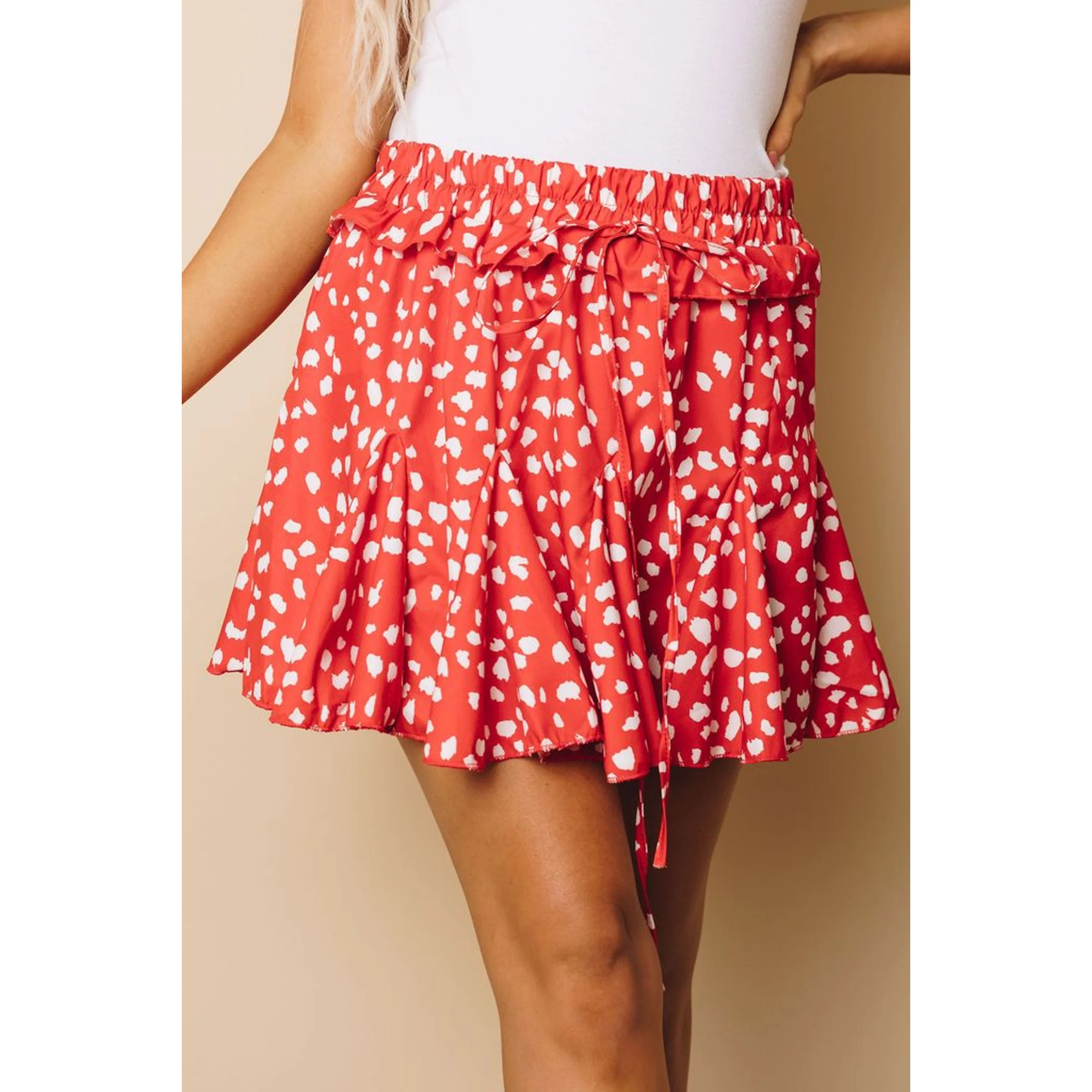 TD Lawless Breathable A-Line Mini Skirt Large Size Embroidered Cargo Satin with Ruffled Print Chiffon Material Midi Length H28578e1680ac463b9d85f639cd3f9a4aK