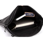 Mens Leather Clutch Bag Menclutch Clutch Bag Men Casual Large Capacity Solid Black Mens Leather Envelope Clutch Bag
