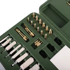 With 62 PC Universal Gun Cleaning Kit With Blow Mold Case