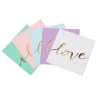 Wedding Napkin Paper Wedding Aluminum Foil Printing Party Wedding Disposable Decorative Paper Napkins