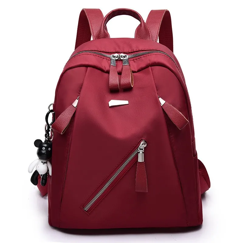 Custom logo nylon new leisure travel backpack lightweight high-grade sense large capacity backpack