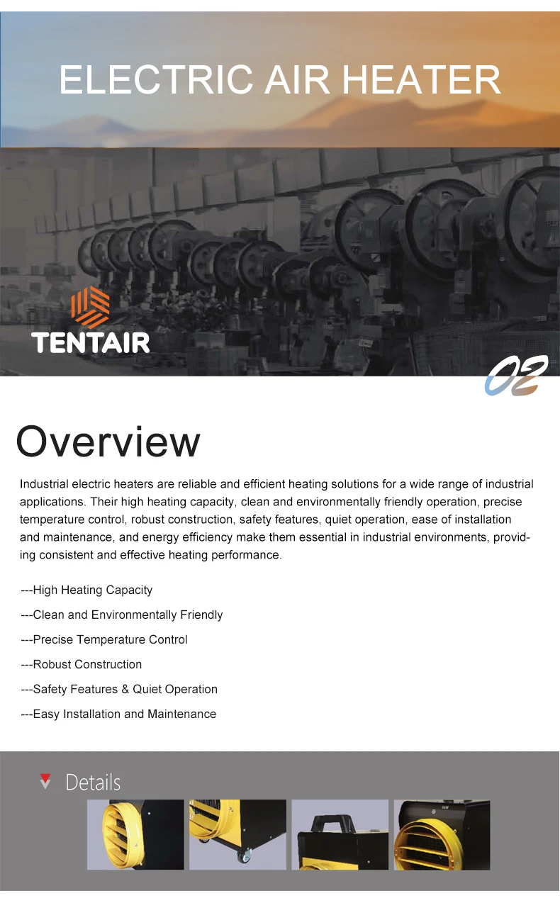 Industrial Air Heater, 30Kw, Portable - detail 14