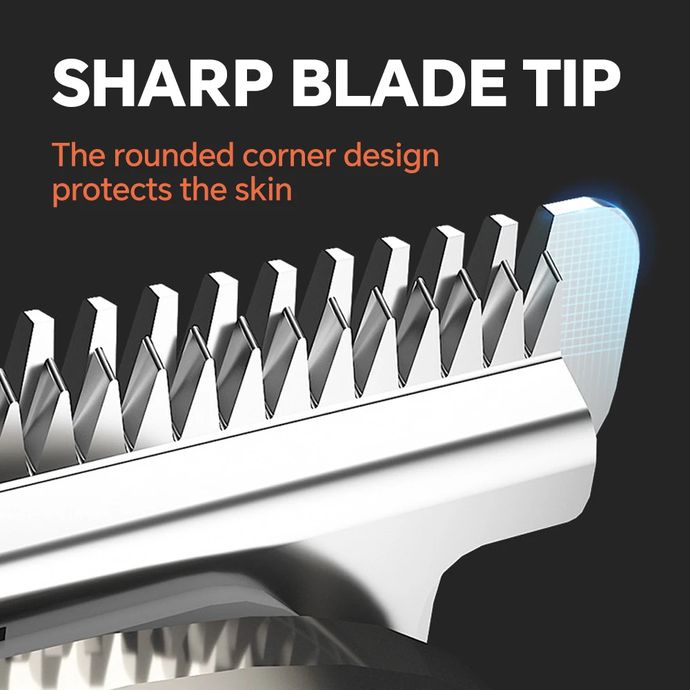 Hot Selling Rechargeable Electric Hair for Clipper Set Multi-Functional Stainless Steel for Home Use Hotel Push Shear Oil details