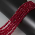 6mm Glass 6mm Hot Sale 6mm Crystal Beads Faceted Glass Rondelle Loose Beads For DIY Earring Bracelet Necklace Jewelry Making