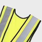Vest 2020 Hot Sales Yellow 100% Polyester Knitting Construction Railroad Hi Vis Vest