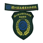 Kid Applique Custom Woven Patch/ Football Soccer Woven Badge/ Kid Clothes Applique Patches Shoulder Patch Army Patch