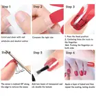 Nail Stickers 3D Design Nail Polish Stickers Color Shine Full Wraps Polish Stickers Decal Strips
