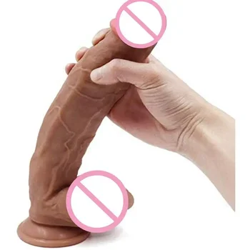 Strong Silicone Suction Cup Dildo Sex Masturbator Toys Huge Dildos for Women
