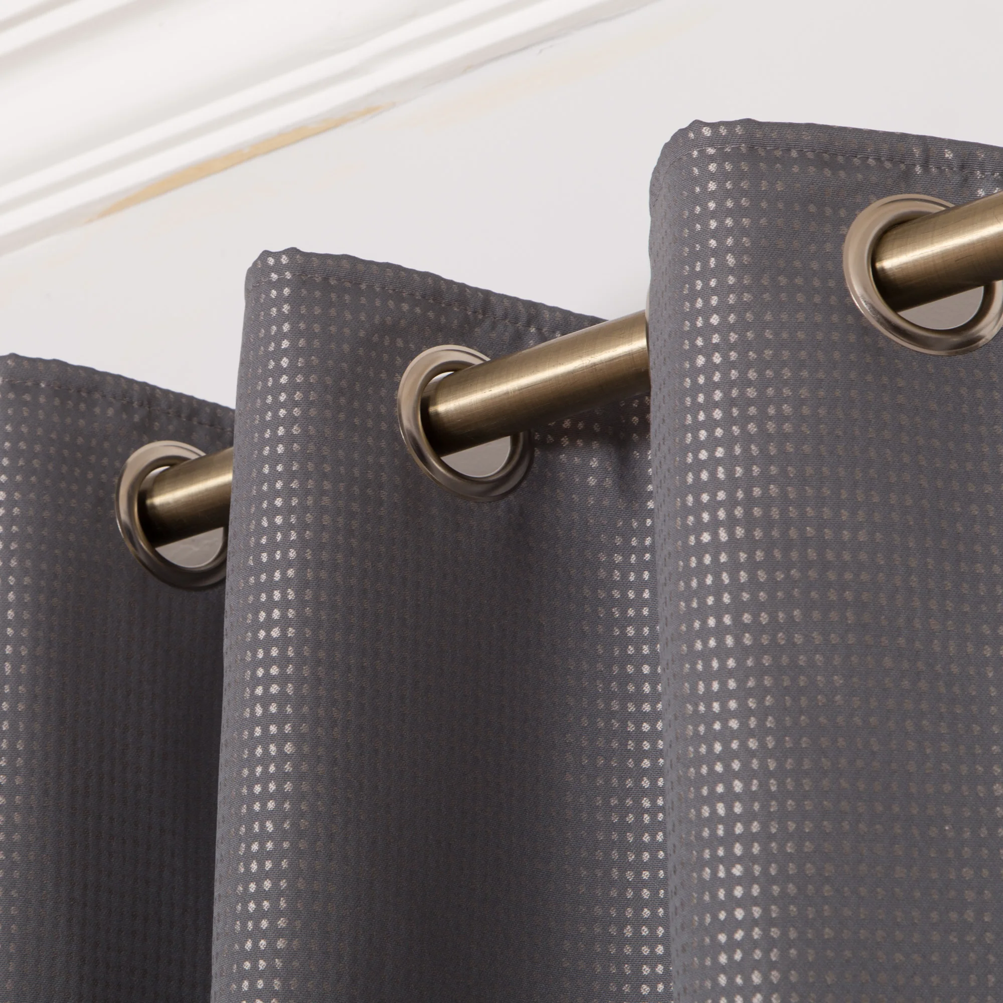 Wholesale factory direct sales blackout polyester cheap window curtains in stock