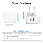 Charger Chargers Best Cell Phone 5V 3A Quick Charger QC3 Wall Chargers 18W 20W PD USB Charger Wall Adapter