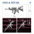 Hot Selling M416 Gun Pendant Small Gun Necklace Women PUBGS 925 Sterling Silver Jewelry
