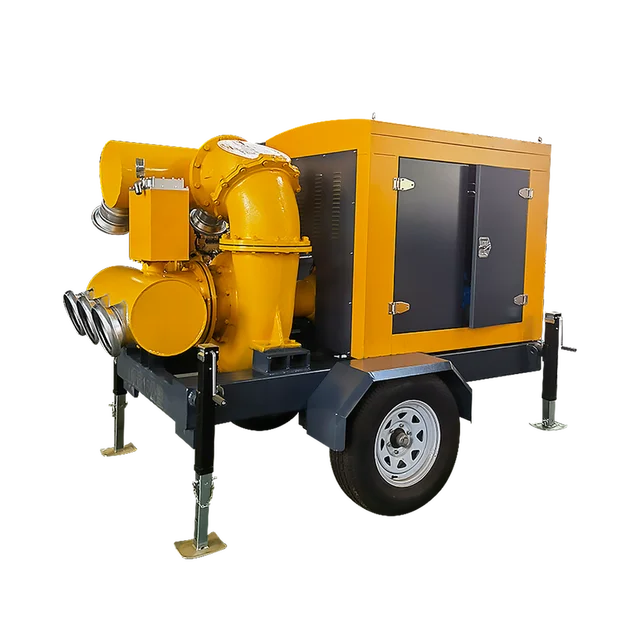 Manufacturer's customized mobile centrifugal self-priming pump for offshore water treatment
