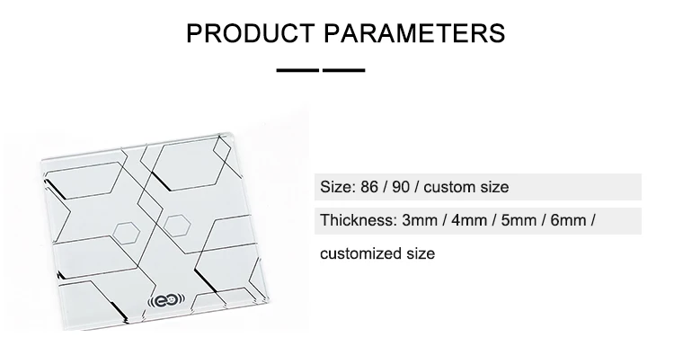 Technology sense line printing indoor lighting power control panel glass