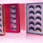 Eyelash Eyelashes 5D 18mm Fluffy False Eyelash Wholesale Vendor 5 Pairs Faux Mink Eyelashes With Case